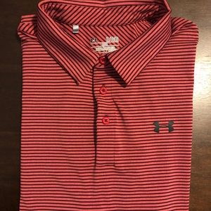 Under Armour Heat Gear XL striped Polo